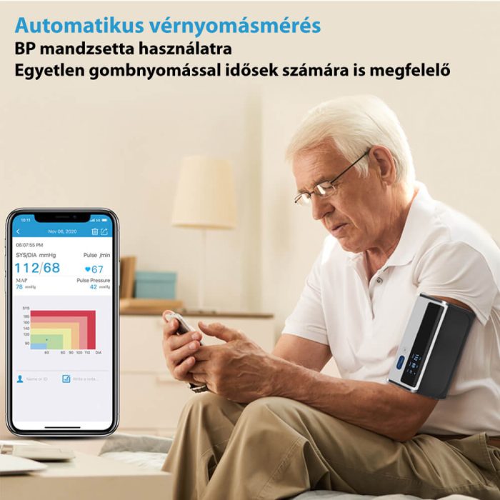 Viatom Armfit+ Vérnyomásmérő EKG funkcióval - Image 7