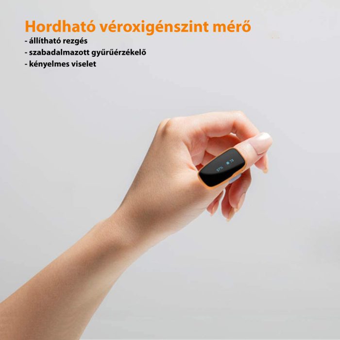 Viatom Hordható véroxigén és pulzus mérő készülék - Bluetooth kapcsolat - Image 4