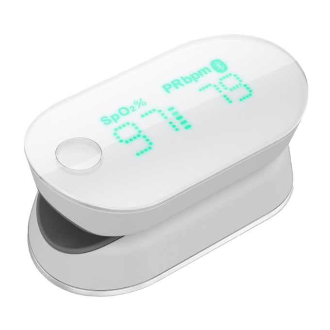 iHealth Air véroxigén és pulzust mérő készülék Bluetooth kapcsolat/okos pulzoximéter