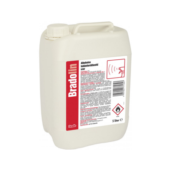 Bradolin alkoholos felületfertőtlenítő 5 liter