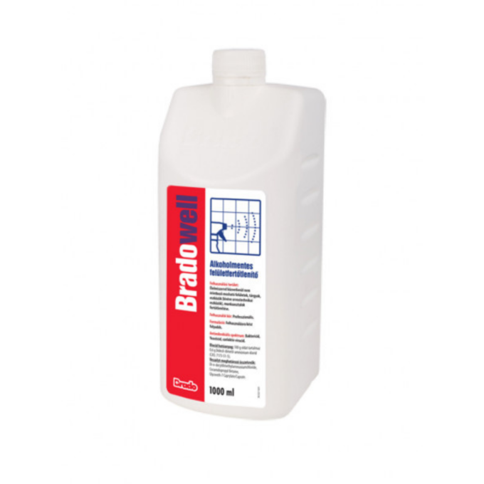 Bradowell alkoholmentes felületfertőtlenítő 1 liter