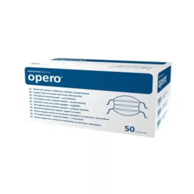 Mercator Opero sebészi maszk megkötős kék