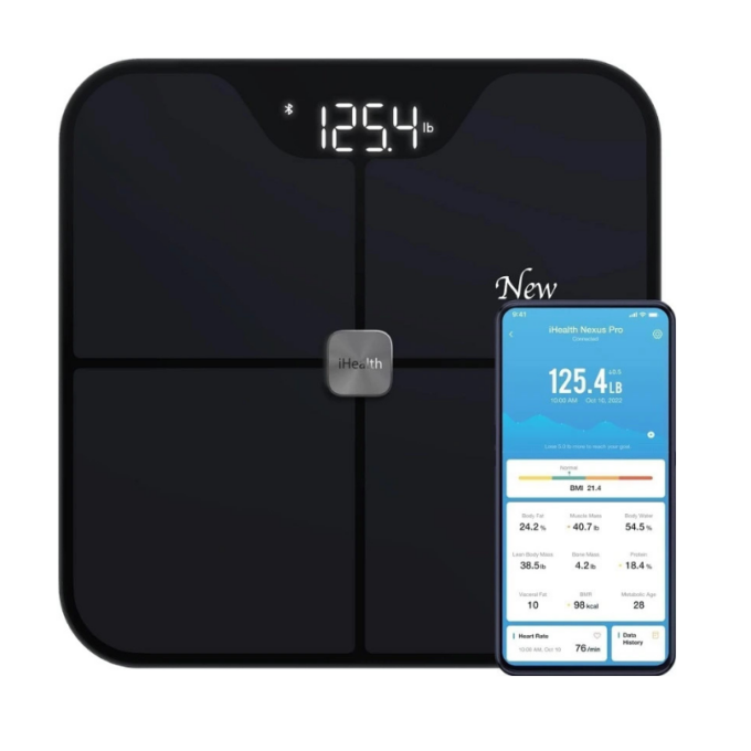 iHealth HS2S Nexus Pro okos testanalizáló digitális személymérleg