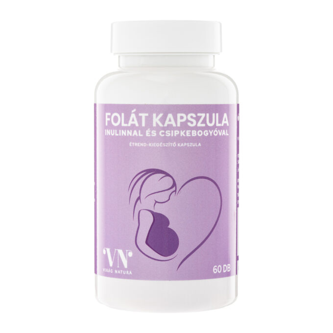 Folát kapszula inulinnal és csipkebogyóval