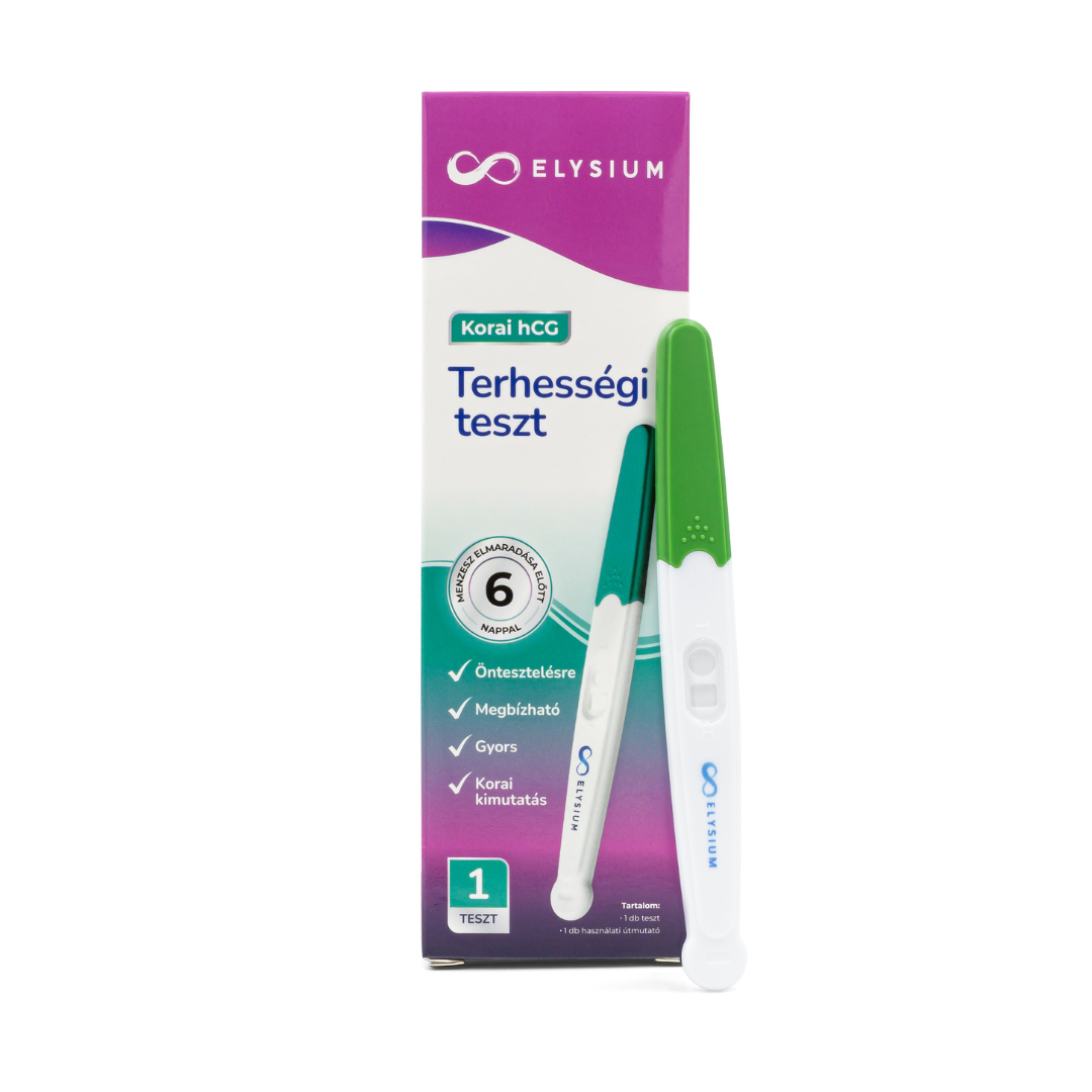 Elysium korai kimutatású terhességi teszt – hCG 10 mIU/ml (1 db)
