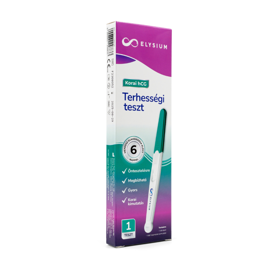 Elysium korai kimutatású terhességi teszt – hCG 10 mIU/ml (1 db)