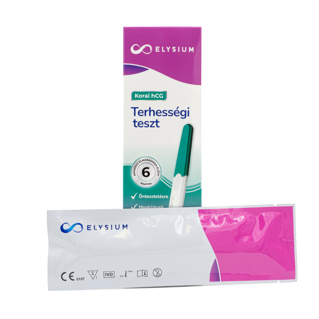 Elysium korai kimutatású terhességi teszt – hCG 10 mIU/ml (1 db)