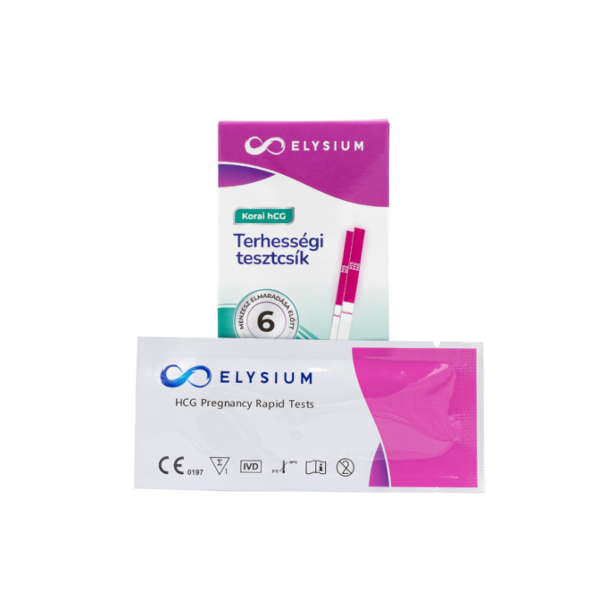 Elysium korai kimutatású terhességi tesztcslk – hCG 10 mIU/ml (2 db)