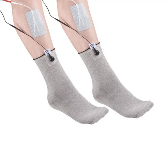 Zokni elektróda pár