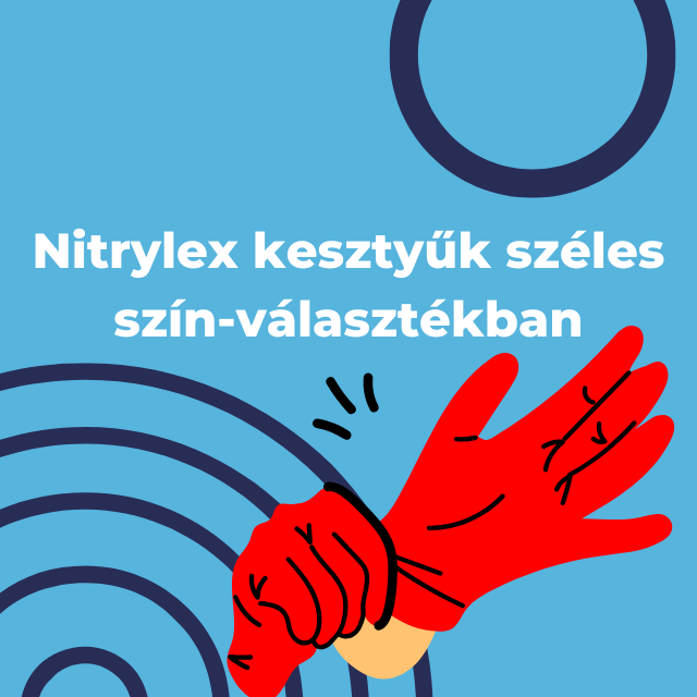 Nitrylex kesztyűk széles szín-választékban: melyik színt kinek ajánljuk?