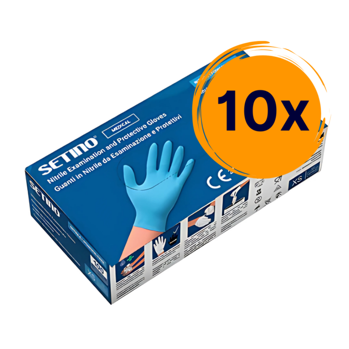 10x Setino nitril vizsgálókesztyű