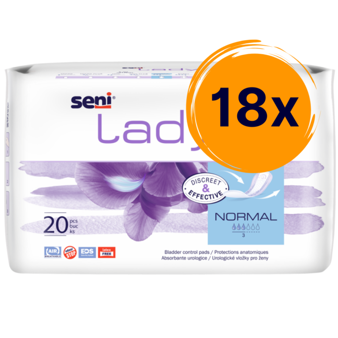 18 csomag Seni Lady normal inkontinencia betét