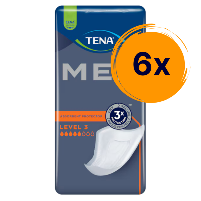 6x Tena Men Level 3 férfi inkontinencia betét