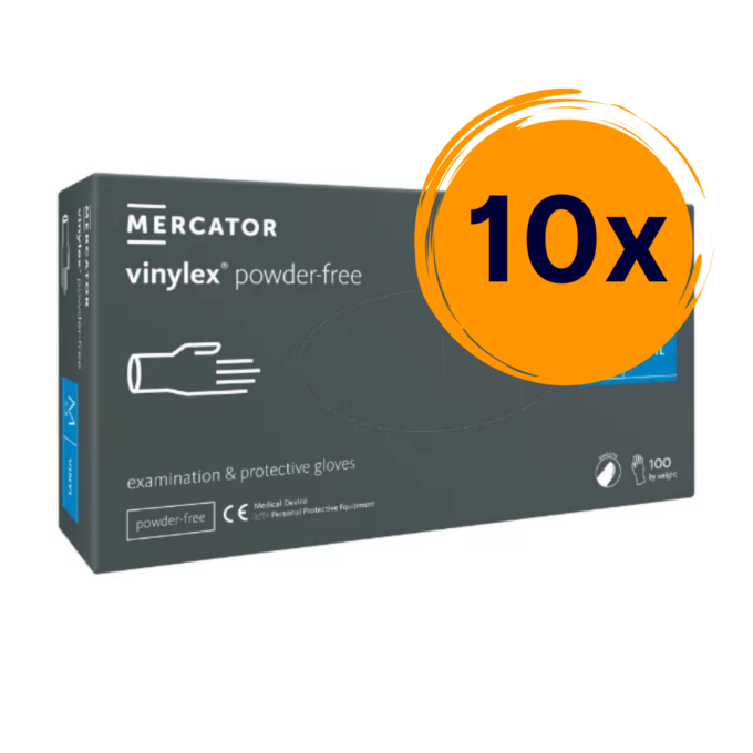 10 doboz Vinylex átlátszó kesztyű