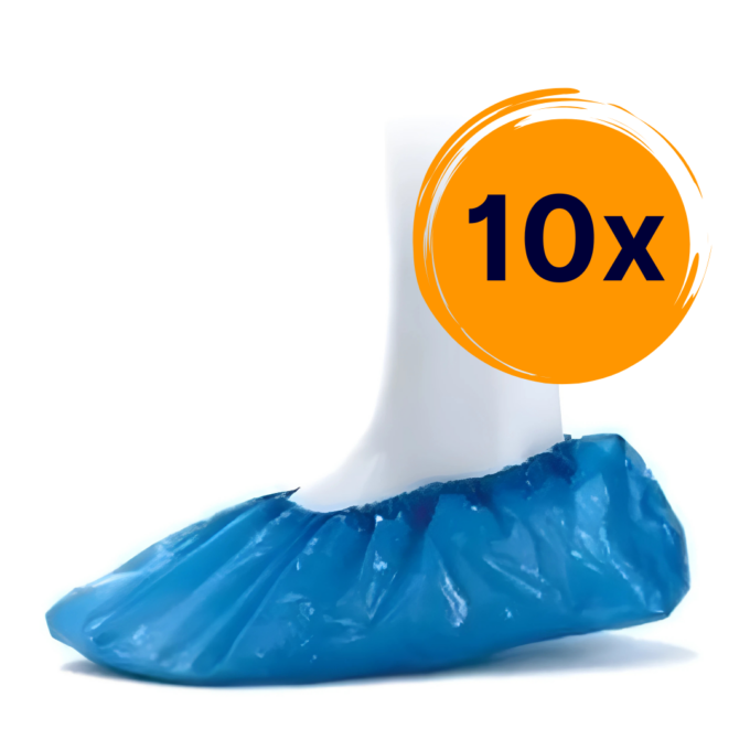 10 csomag eldobható cipővédő gazdaságos csomagban