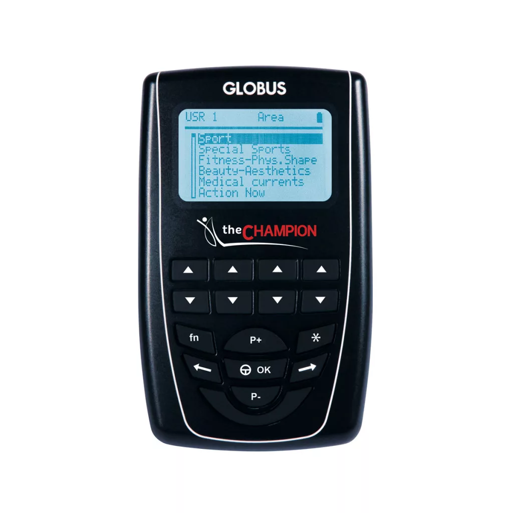 The Champion elektroterápiás eszköz sportolóknak