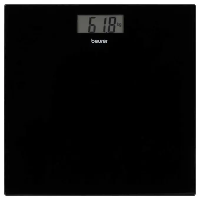 Beurer GS 10 fekete üvegmérleg - Image 2