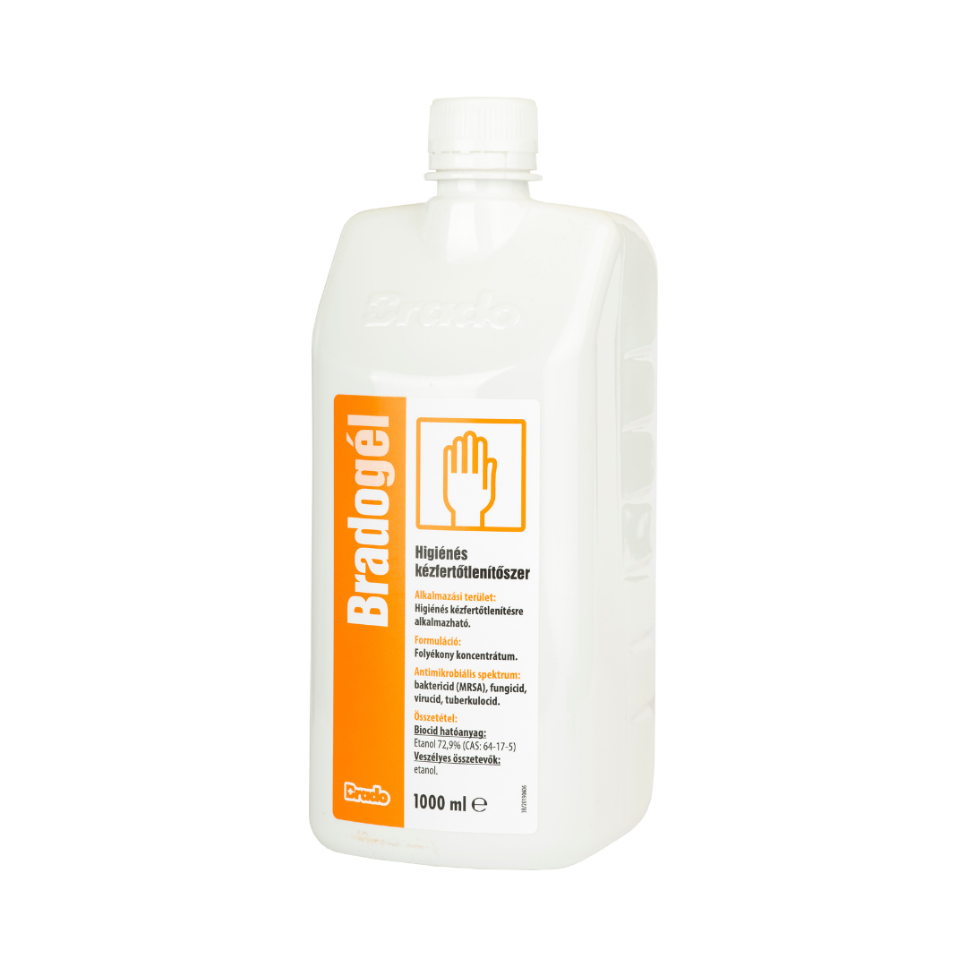 Bradogél kézfertőttlenítő gél 1 liter