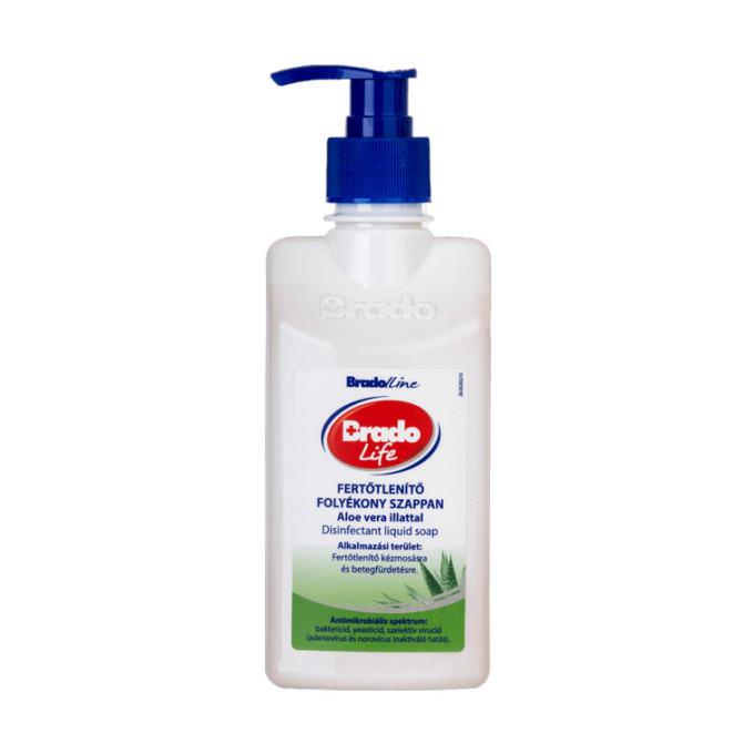 Bradolife fertőtlenítő folyékony szappan aloe vera 350 ml