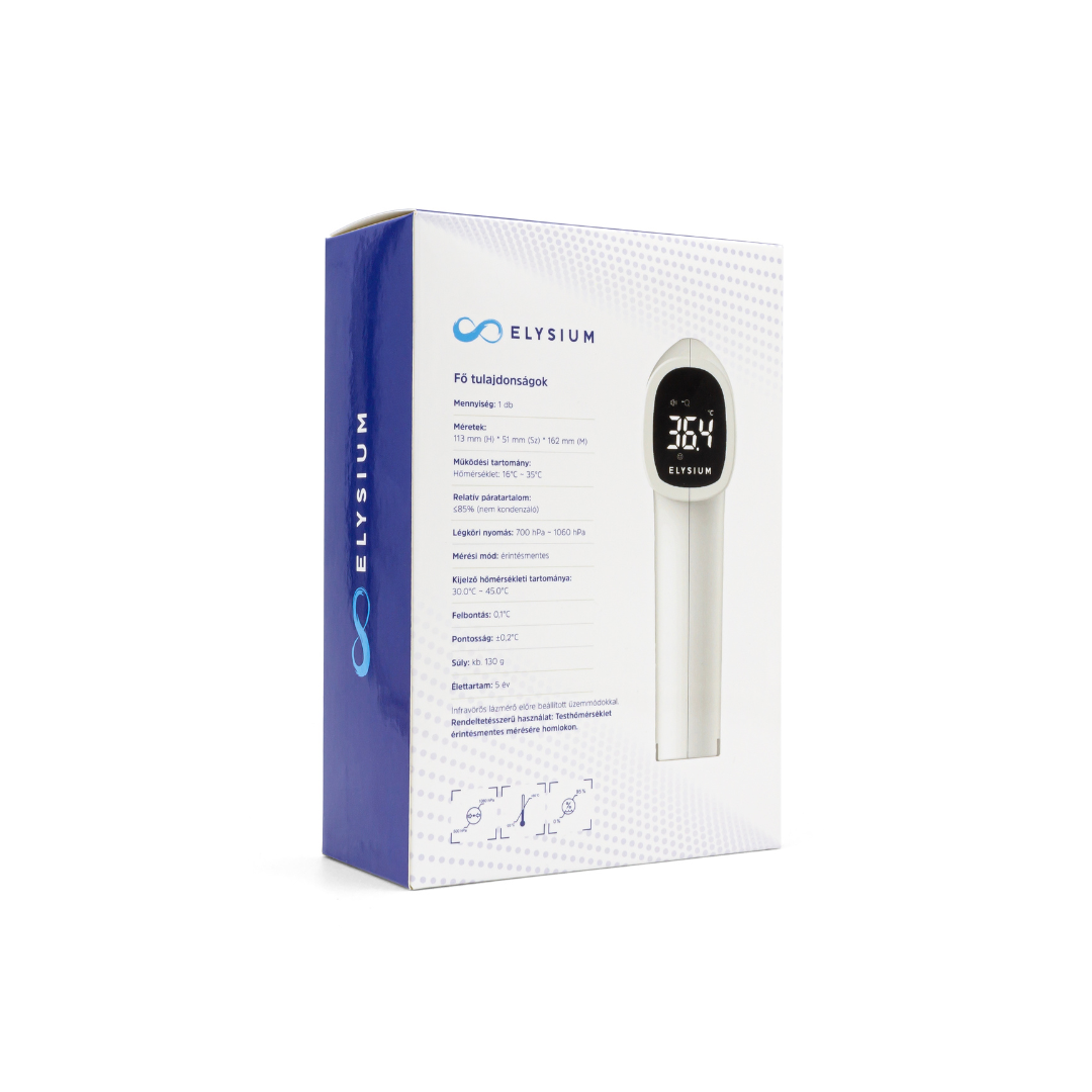 Elysium TP500 infravörös érintésmentes lázmérő
