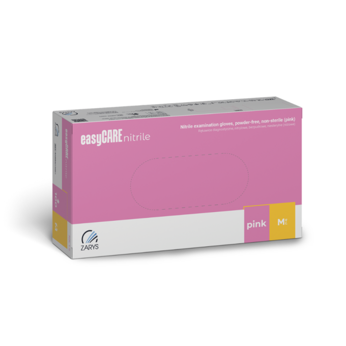 EasyCare Pink nitril kesztyű M