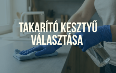 Takarító kesztyű