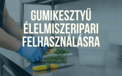 Gumikesztyű élelmiszeripari célra