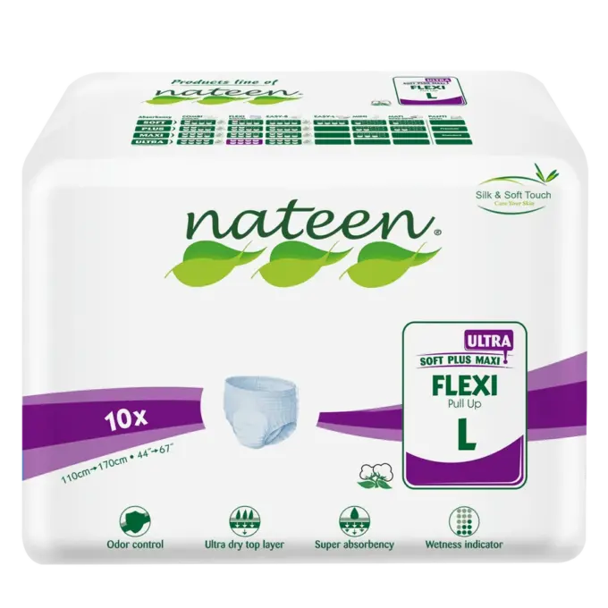 Nateen Flexi Ultra felnőtt bugyipelenka L (10 db)