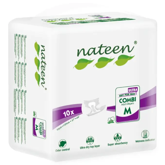 Nateen Combi Ultra M inkontinencia nadrágpelenka (10 db)