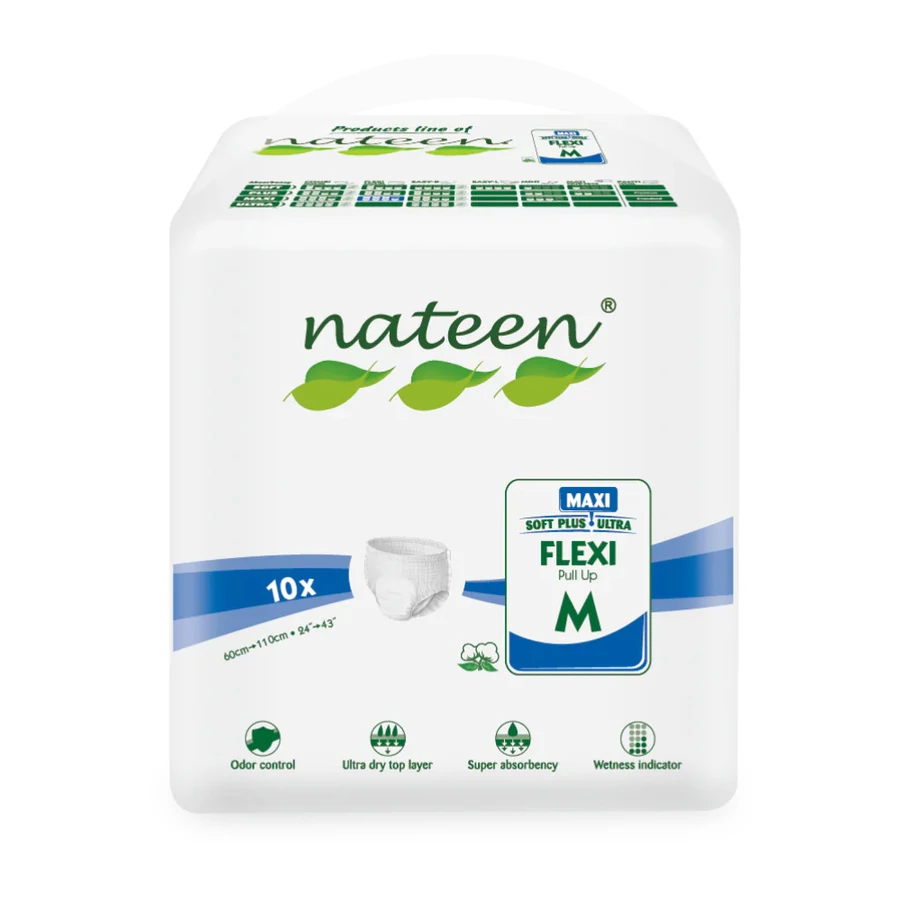 Nateen Flexi Maxi felnőtt bugyipelenka M (10 db)