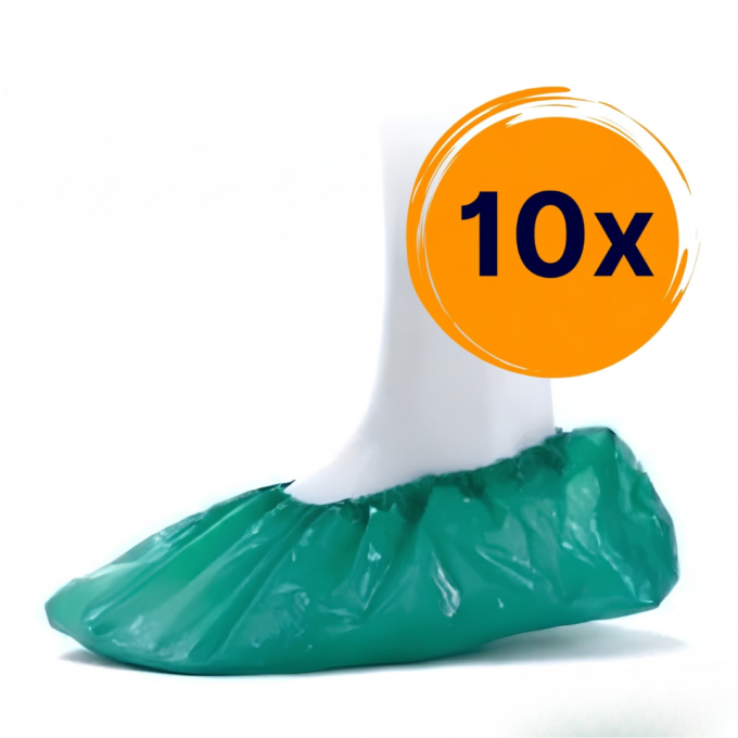 10 csomag OPERO cipővédő fólia zöld szín